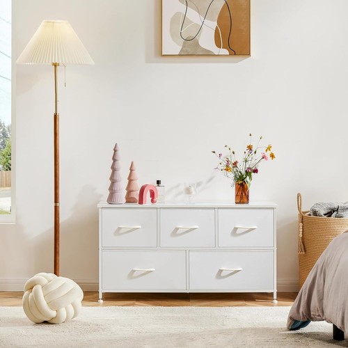 Gray drawers dresser for - 5,