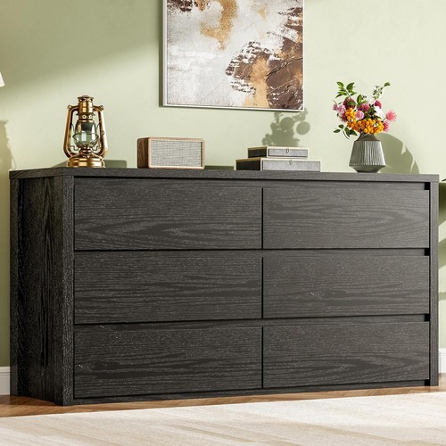 Wide drawer dresser black - drawer,