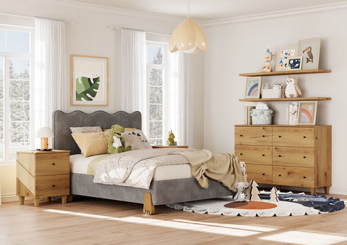 Dresser and nightstand - and,